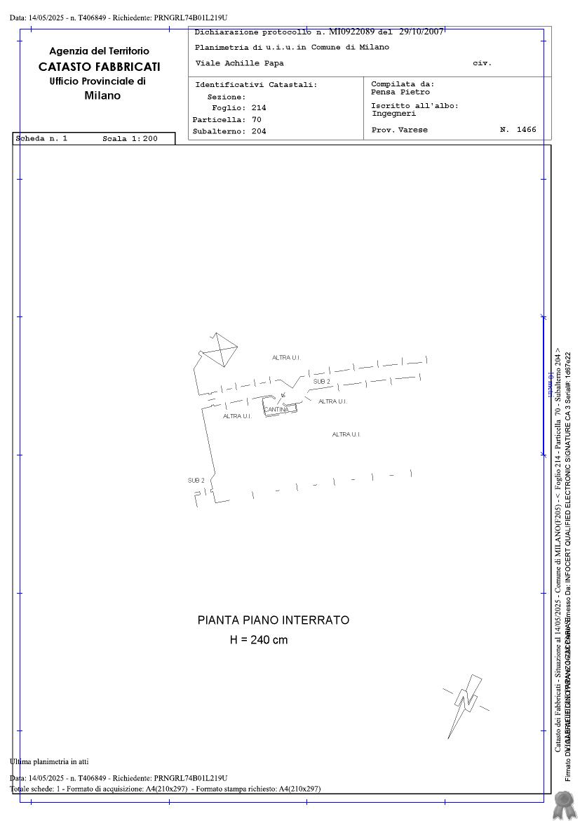 Foto 3 — Locale sottotetto con box auto e cantina · 200 m²