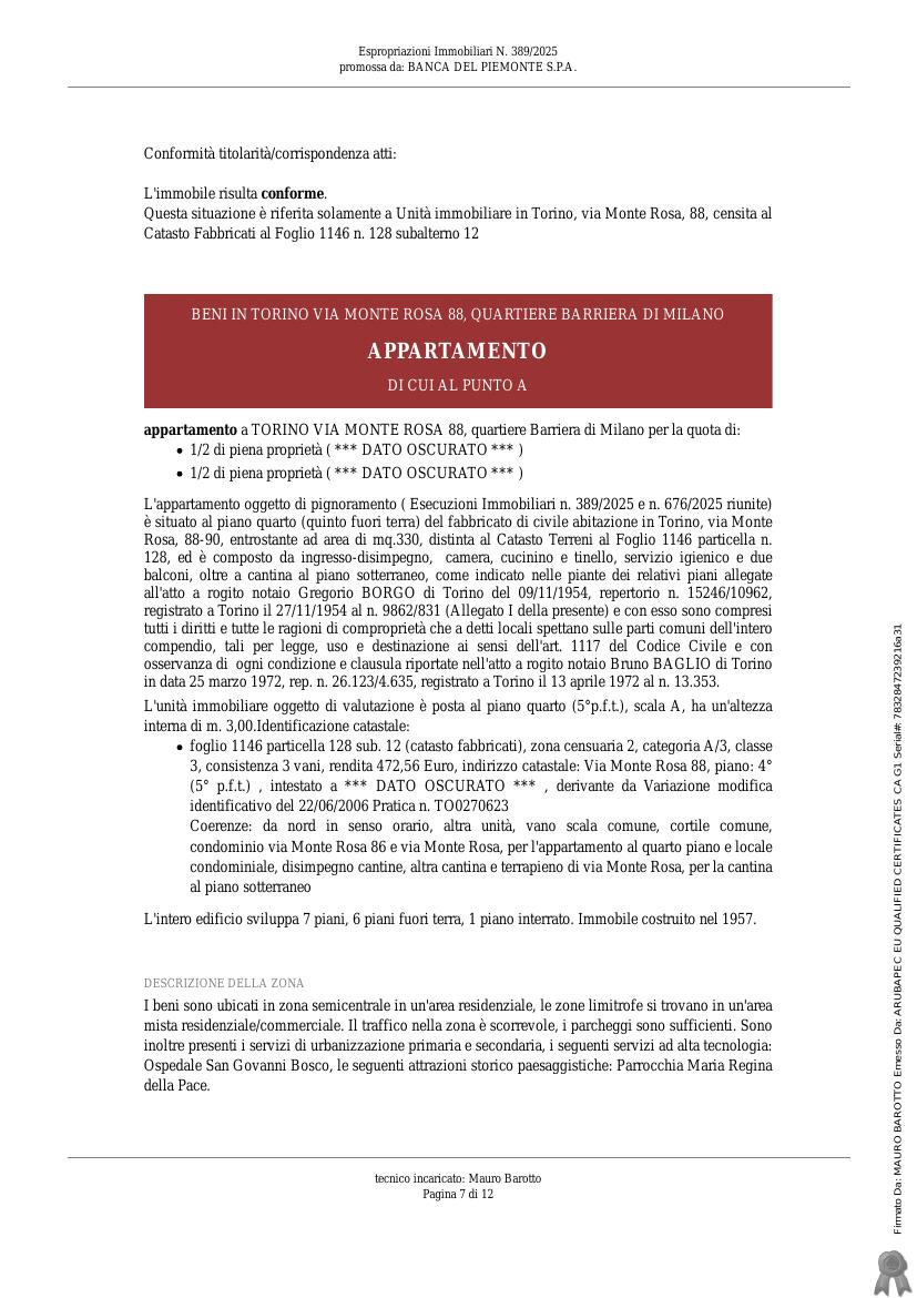 Foto 2 — Appartamento con cantina pertinenziale