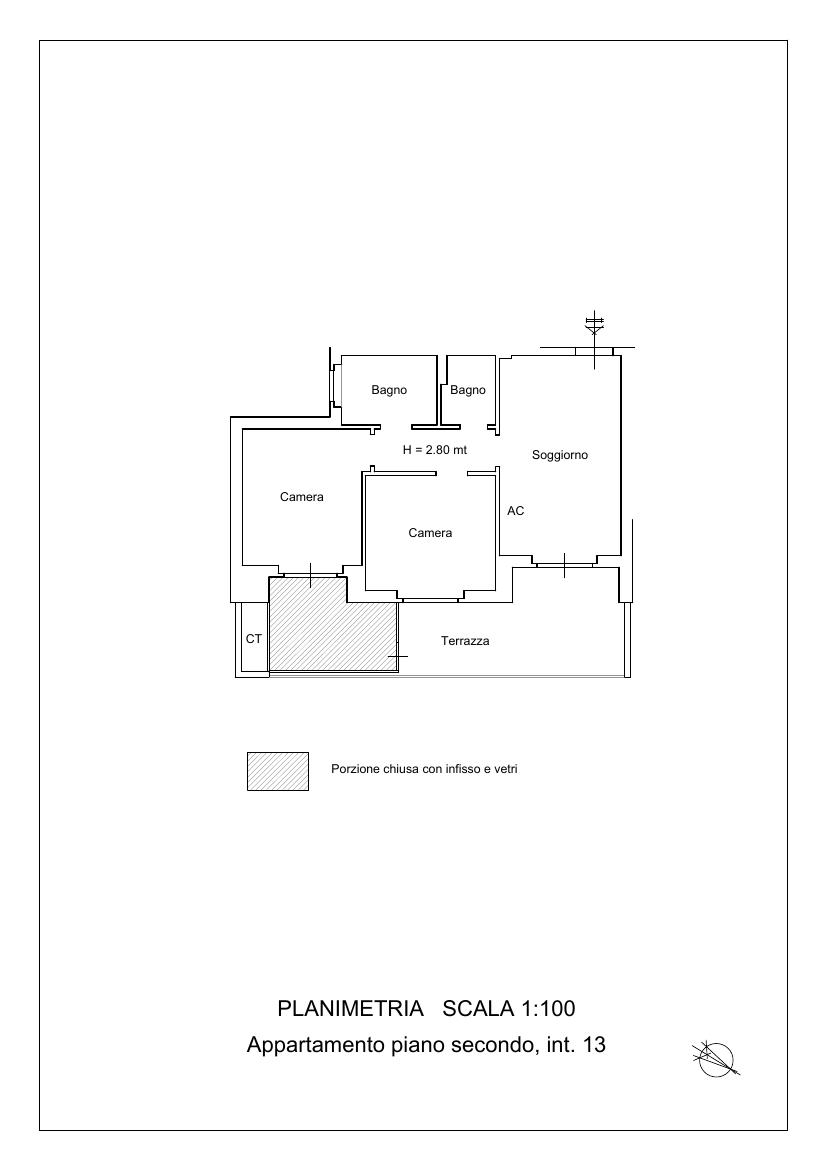 Foto 2 — Compendio immobiliare: appartamento, cantina e posto auto scoperto